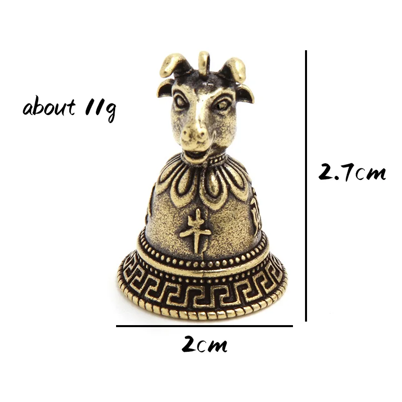 Китайские 12 Зодиак брелки в виде голов Подвески животных Ювелирные изделия