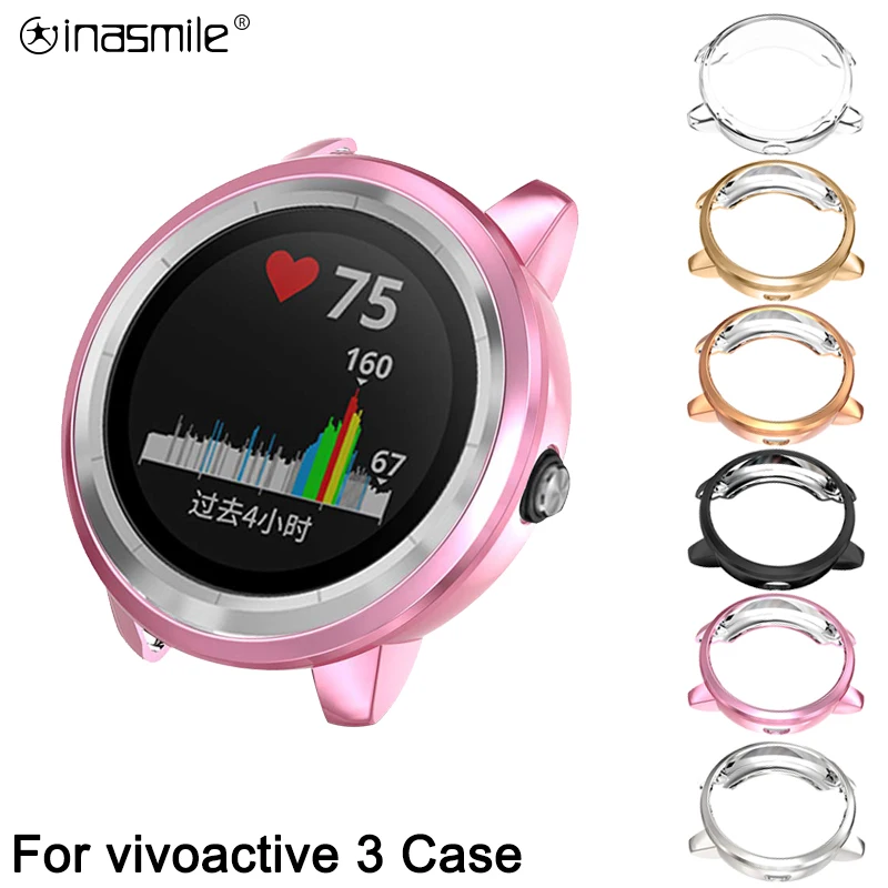 Довольно ТПУ Тонкий Смарт часы Защитный чехол Крышка для смарт часов Garmin Vivoactive 3