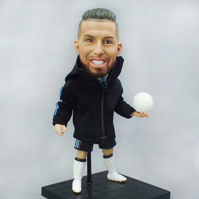 

Hot Sale 2020 Football Stars MESSI RONALDO Toys 12cm Height Highlight Soccer Player Figure National Team High Quality Doll Gift
