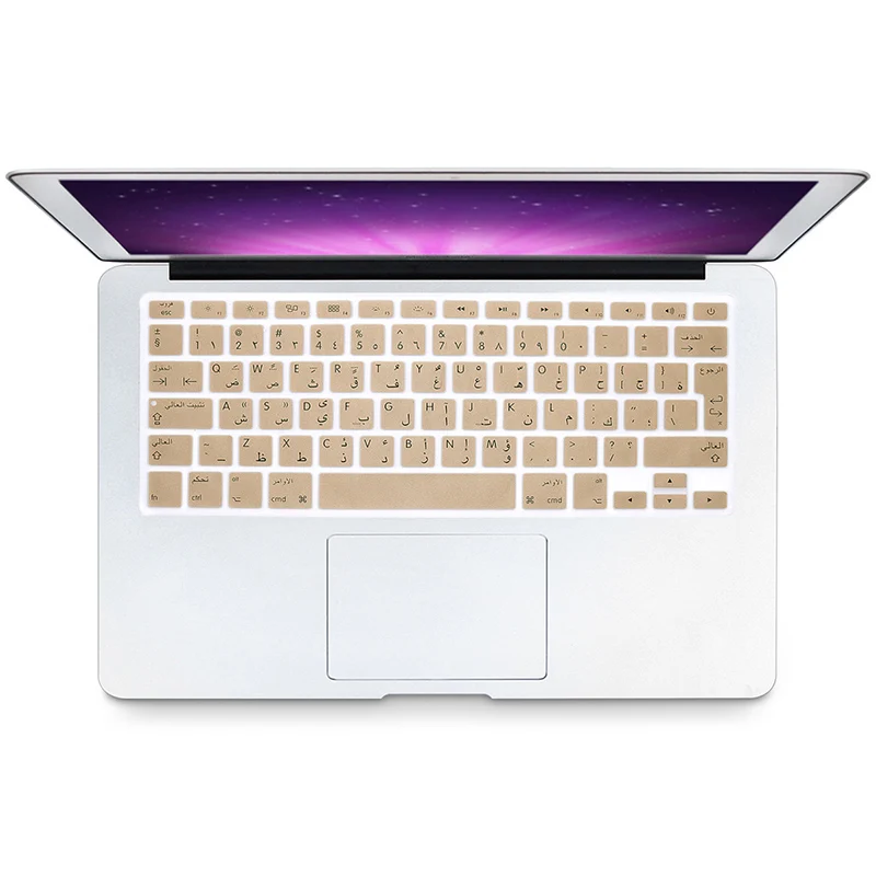 Чехол HRH женский силиконовый для клавиатуры на английском и европейском языках