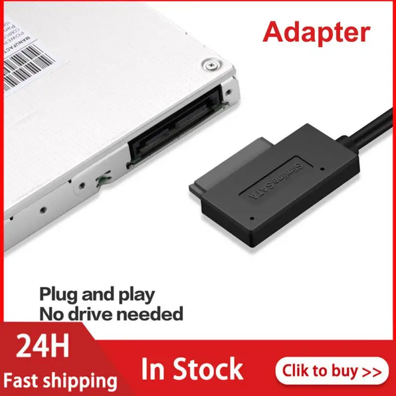 

Dropshipping Newest USB 2.0 To Mini Sata II 7+6 13Pin Adapter Converter Cable For Laptop DVD/CD ROM Slimline Drive In Stock