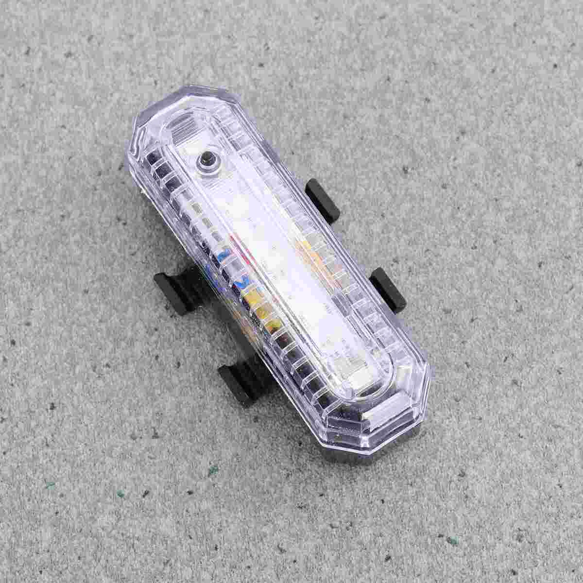 

Bike USB Charging Light Mountain Bike Light LED Tail Light Safety Warning Light Cycling Night Light (White Light)