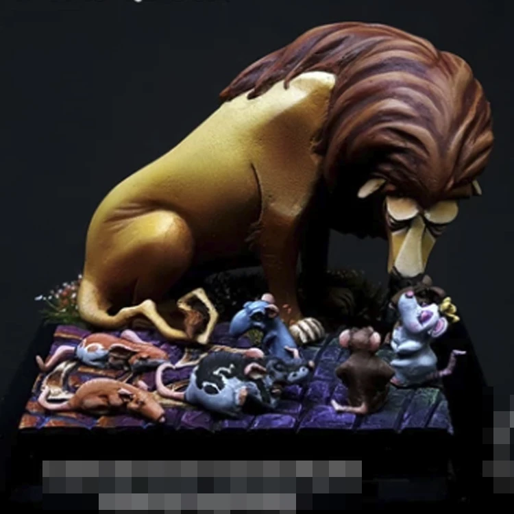 Мышь Лео и Королева полевых мышей 75 мм фигурка модели из смолы GK тематика