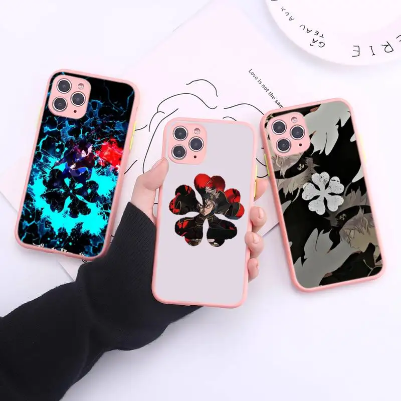 

Anime Phone Case Transparent Matte For IPhone 7 8 11 12 S Mini Pro X XS XR MAX Plus Cover Shell