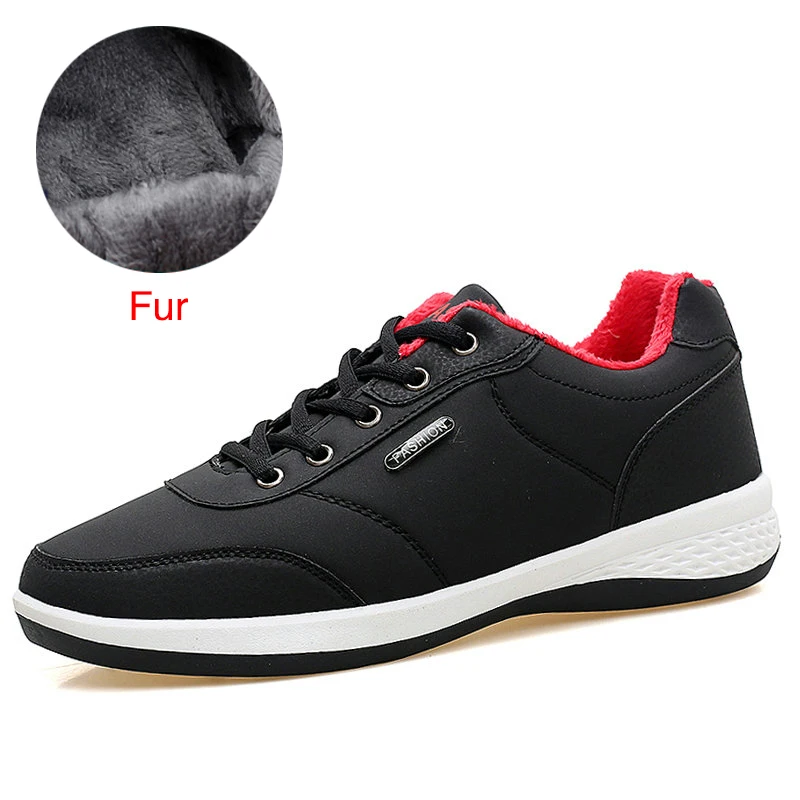 02 Black Fur ZIMNIE/Новое поступление; брендовая дизайнерская спортивная обувь; Легкие дышащие кроссовки; зимние теплые модные беговые кроссовки для мужчин - Цвет: 02 Black Fur