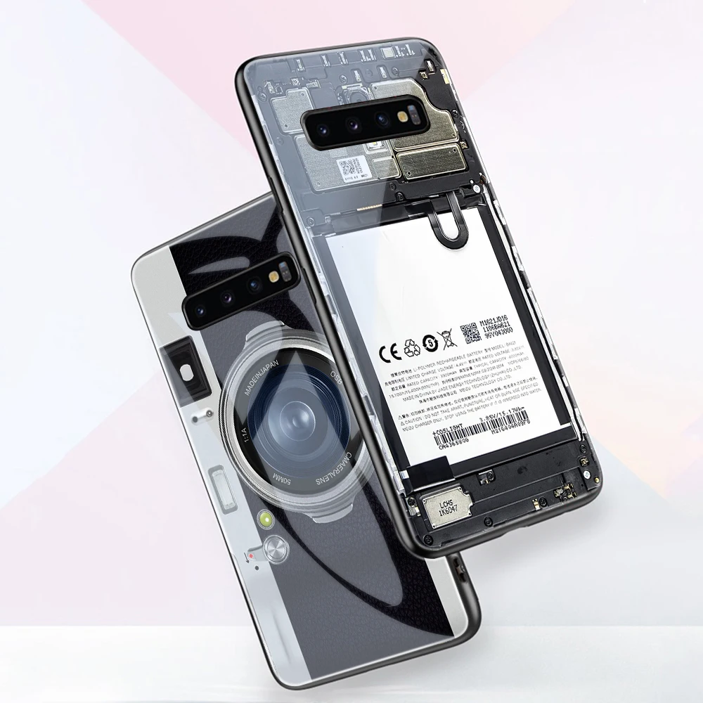 

Camera Lens Case For Samsung S21 S10 S9 S8 S20 Plus Ultra A51 A71 A50 A21S A70 A52 A02S 12 Note 20 10 9 Plus Tempered Glass Back