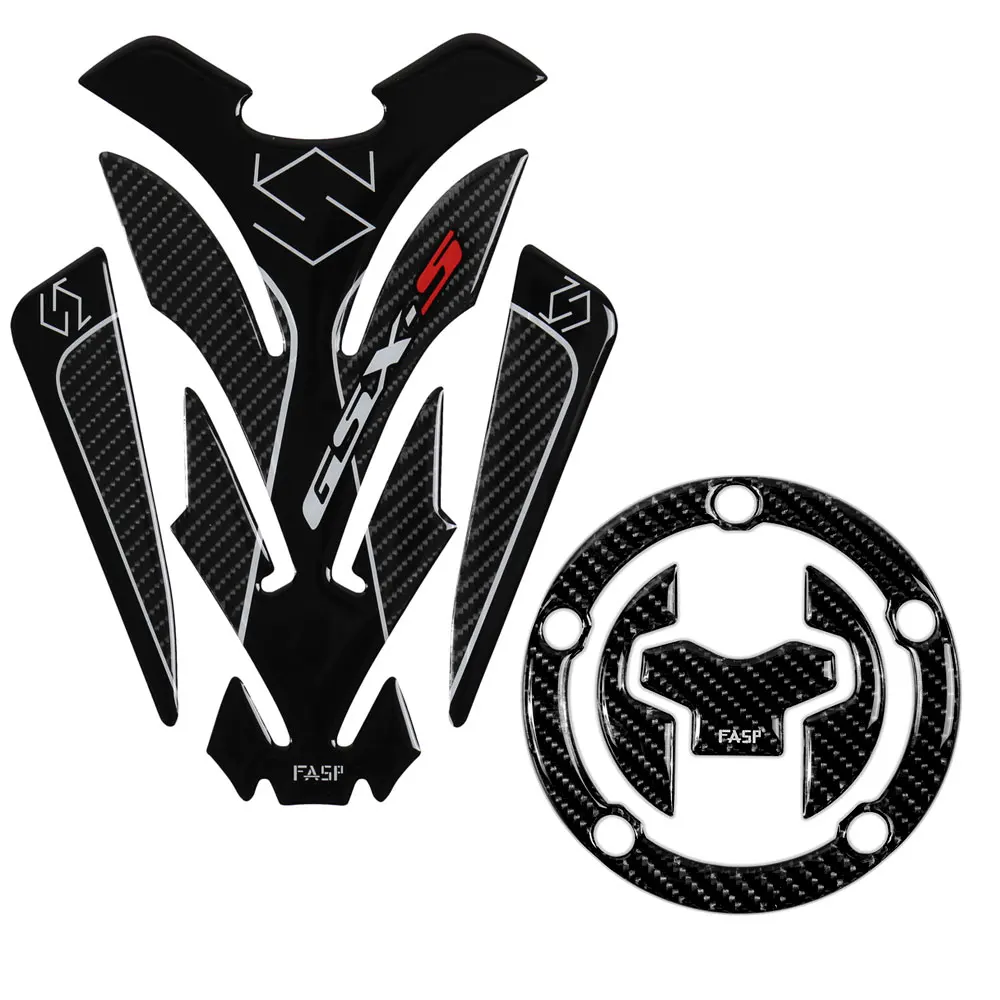 

5D Carbon Fiber Motorcycle Fuel Tank Pad Decals Gas Cap Sticker For SUZUKI GSXR250 GSX250R DL250 DL650 DL1000 GSX-S1000 18