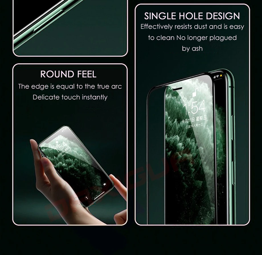200D полное покрытие из закаленного стекла для iphone 11 Pro X XR XS MAX glass iphone 11 Pro защита экрана защитное стекло на iphone 11