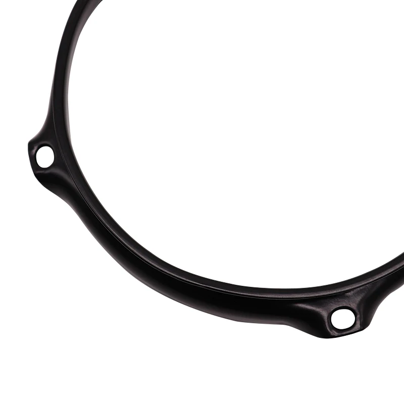 Черный цветовой барабан обруч 8 дюймов 4 отверстия 6 змеевидный барабанный обод