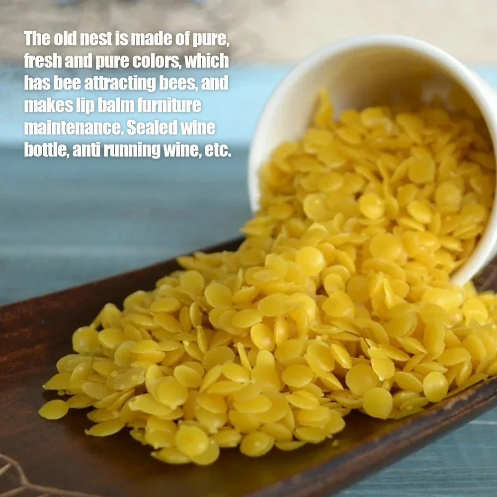 Гранулы пчелиного воска 100% чистые и натуральные легкие плавкие пчелиные