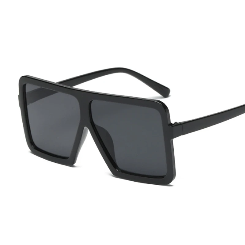

New Fashion Brand Designer Big Frame Square Sunglasses Woman Oversized Frame Vintage Sun Glasses Oculos De Sol UV400