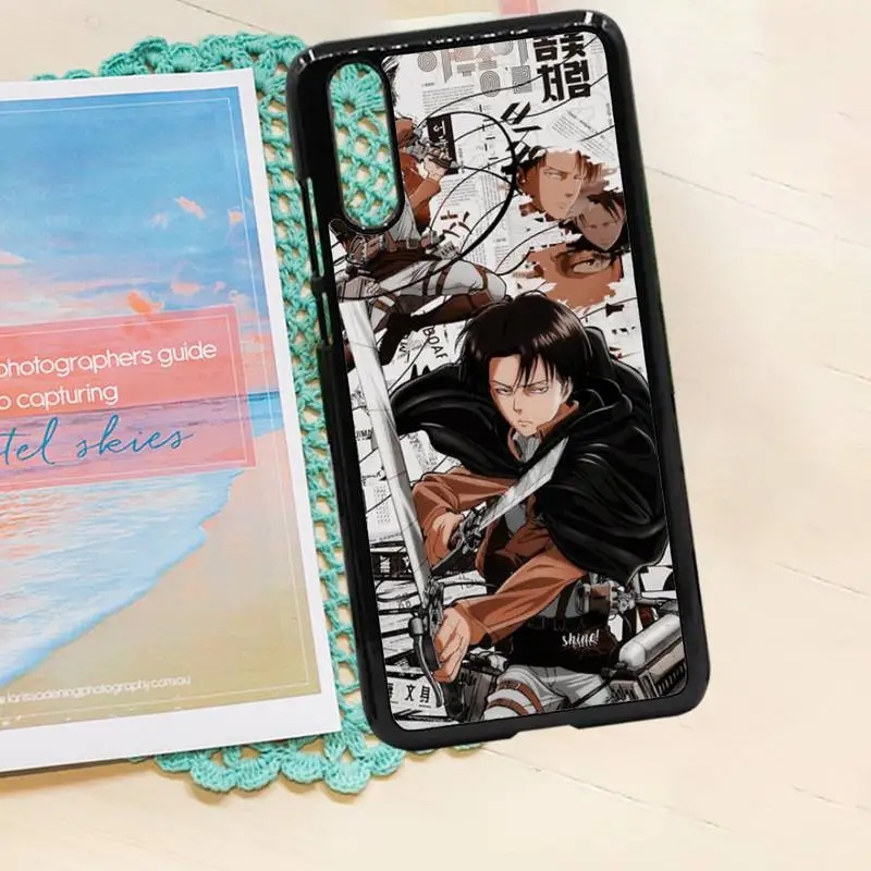 

Attack On Titan Levi Ackerman Phone Case PC for iPhone 11 12 pro XS MAX 8 7 6 6S Plus X 5S SE 2020 XR