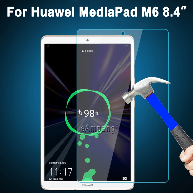 Закаленное стекло для Huawei Mediapad M6 8 4 Защитная пленка экрана 9H HD 0 3 мм защита