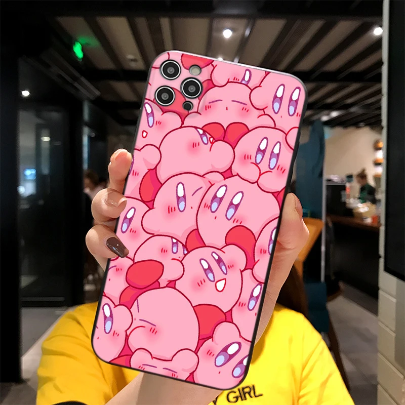 Для iPhone с милыми розовыми Детские рисунками из аниме принтом мягкий матовый