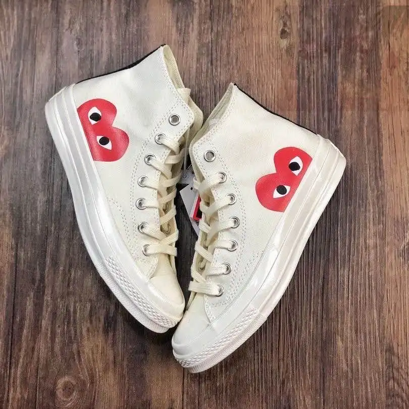 

New Big Eyes 1970s Play Unisex Sneakers Breathable Lightweight Canvas Shoes Fashion Brand High-quality Casual High-top Sneakers