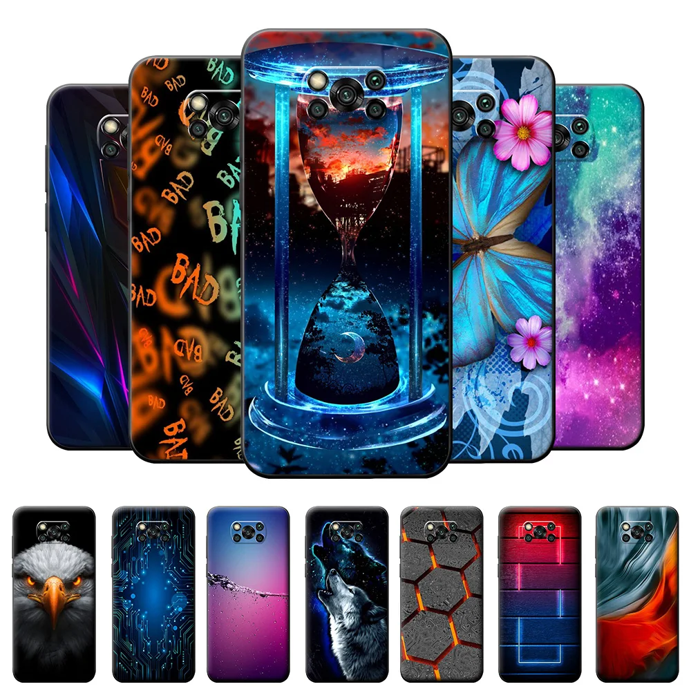 case for xiaomi poco x3 nfc case on poco x3 pro matte phone back cover for xiaomi poco x3 nfc soft tpu silicone case bumper free global shipping