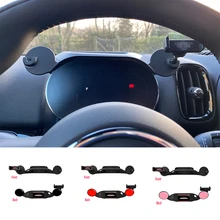 Phone Holder In Car Dashboard Navigation Bracket For Telephone Support Mini Cooper S JCW 2020 2021 2022 New Styling Accessories