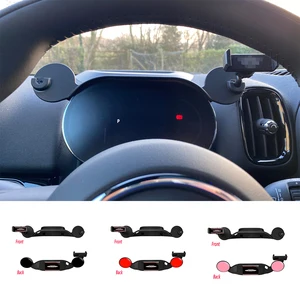 phone holder in car dashboard navigation bracket for telephone support mini cooper s jcw 2020 2021 2022 new styling accessories free global shipping