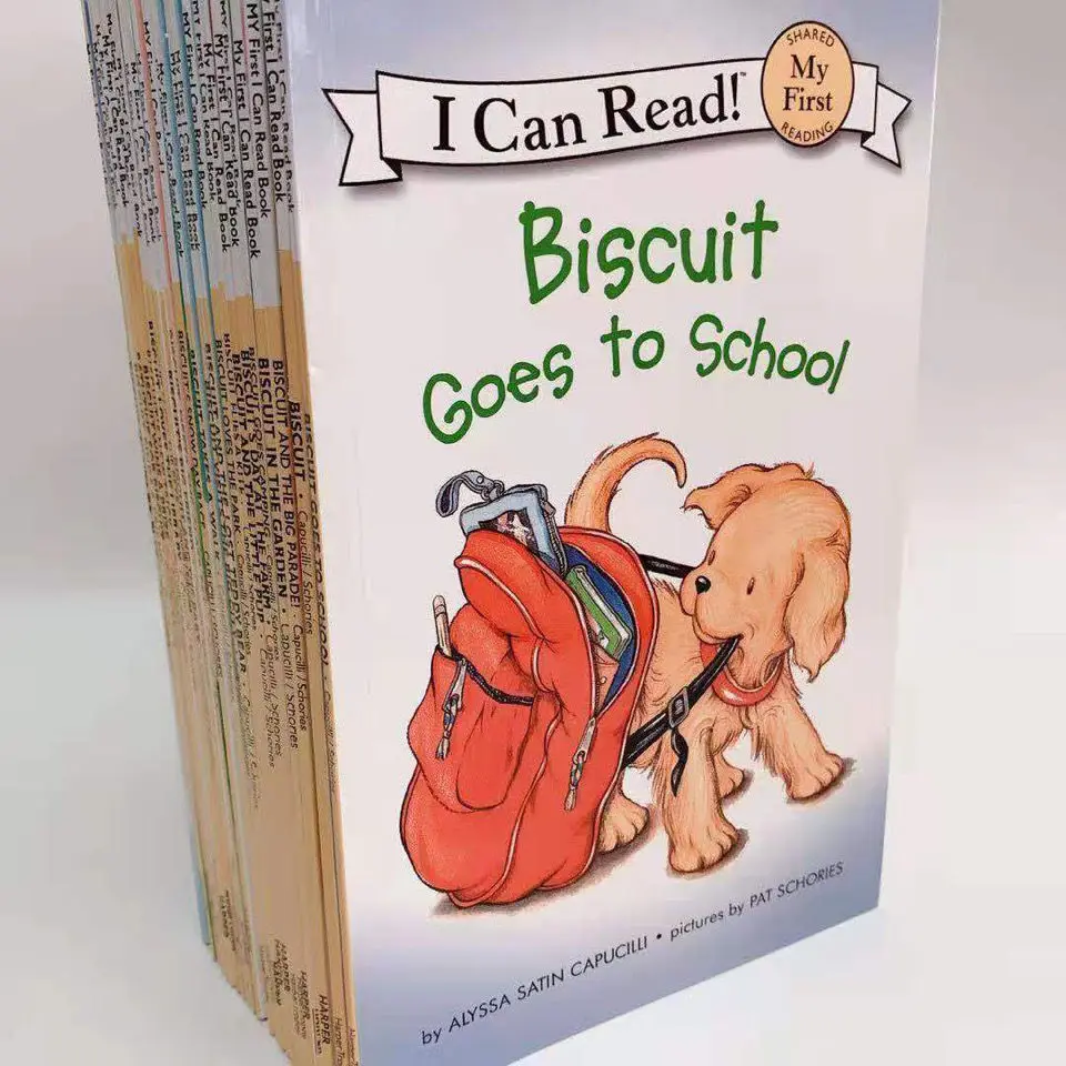 

25 Books Biscuit Dog English Picture Book i can read Children's Enlightenment Storybook 24 Volumes + 1 Volume Translation Livres