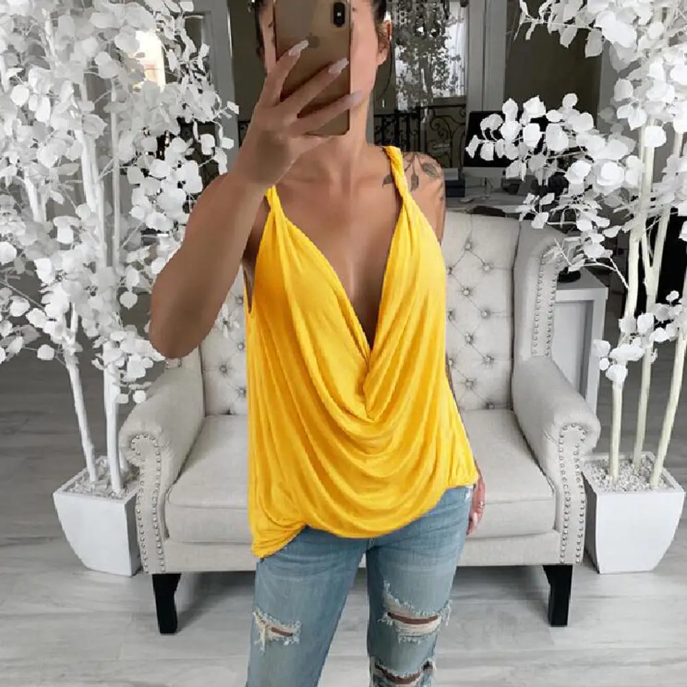 Женская майка с блестками и ремешками Женский Топ сексуальный блестящий топ на