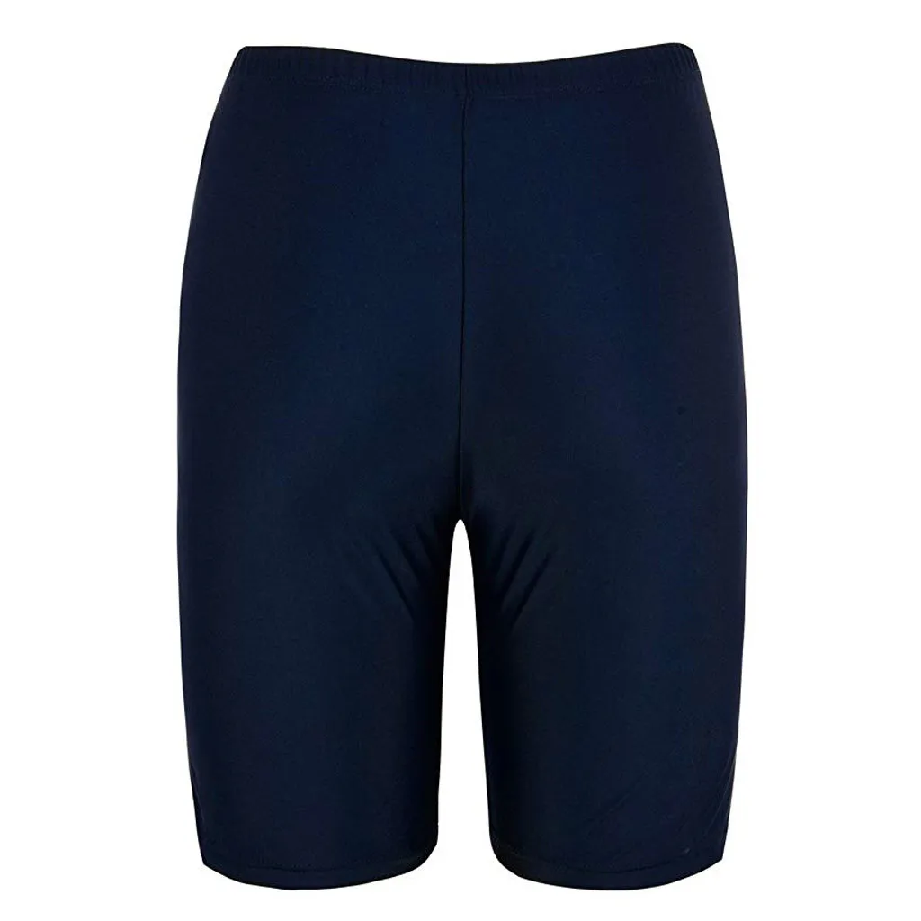 Женский спортивный солнцезащитный эластичный купальник обтягивающие шорты для