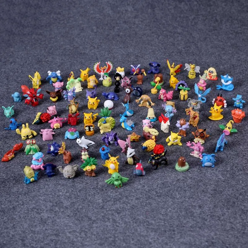 24 шт./пакет мультфильм Pokemones Figuras мини Размеры 2 5 3 см аниме Пикачу фигурка игрушки