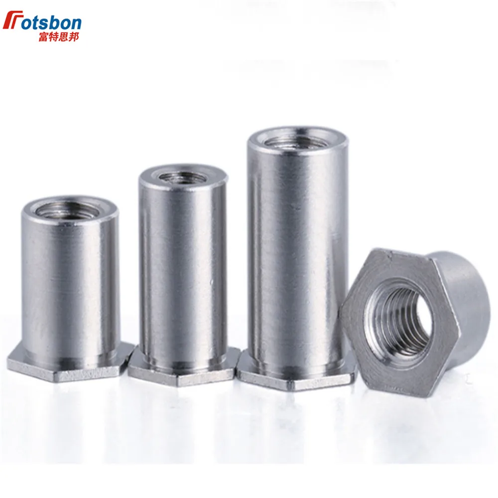 SO4-440-6 Thru-hole Threaded Standoffs Self Clinching Crossing Crimped Standoff Server Cabinet Inox Nut Sheet Metal PCB Stud Vis |