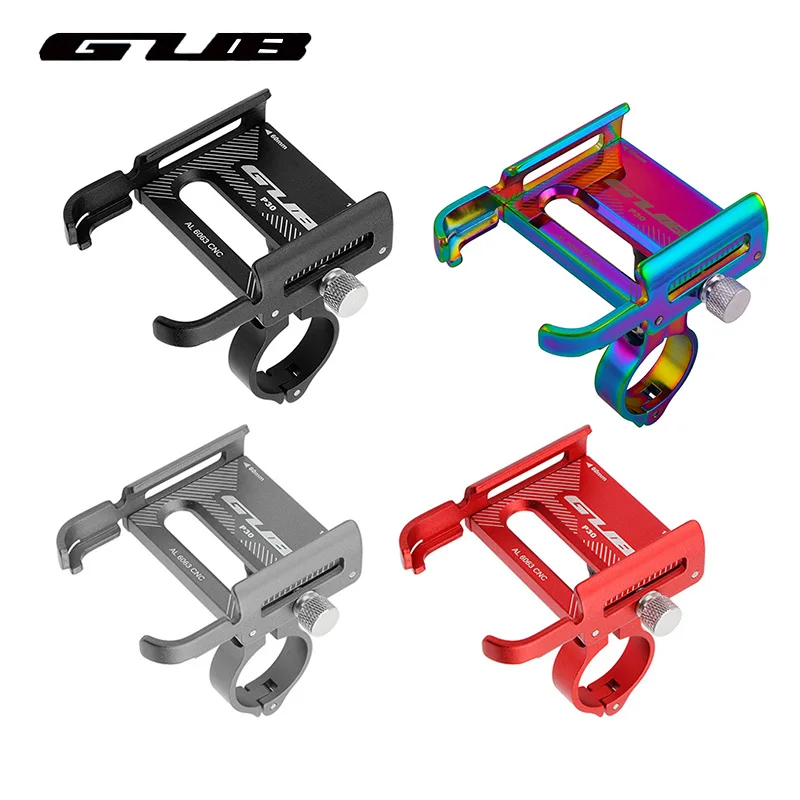 

GUB Bike Phone Holder Shockproof Elastic 360 Degree Adjustable Mobile Phone Holder Stand Riding Cycling MTB Bicycle Accessory
