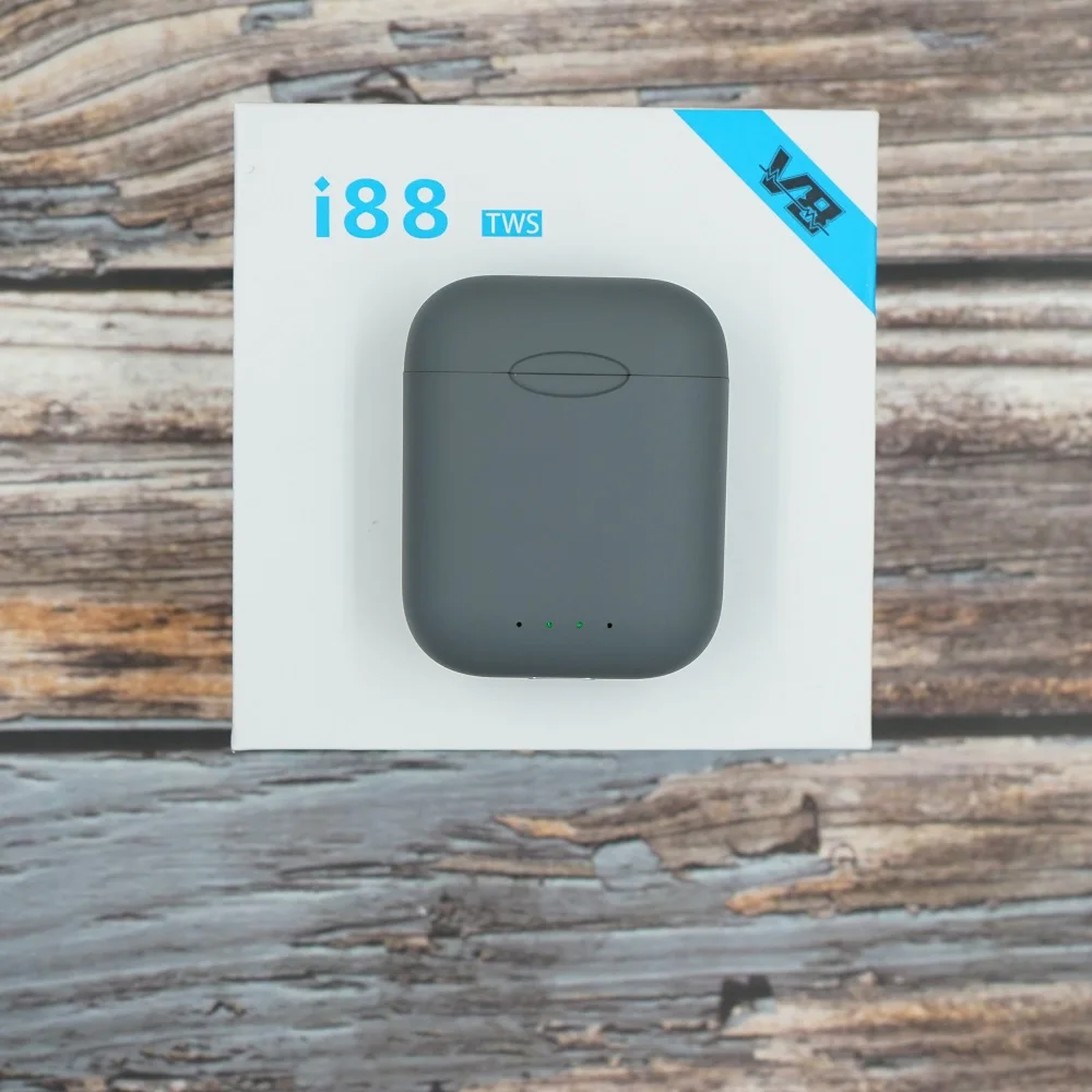 2019 i88 TWS Беспроводные Bluetooth 5 0 наушники с сенсорным управлением спортивные игровая