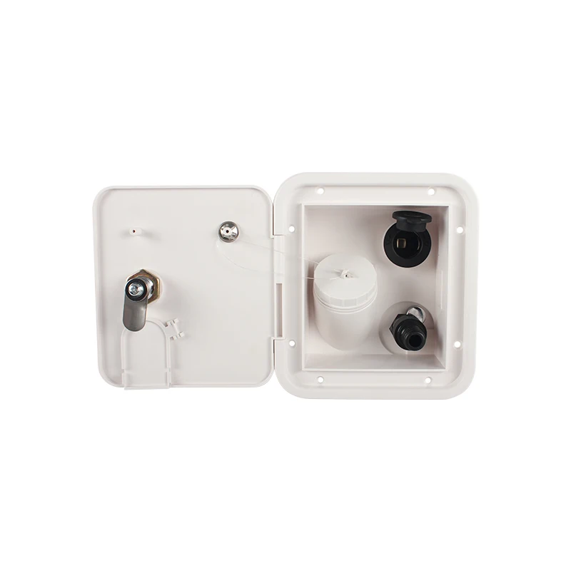 Белый Carded Gravity/пластмассовый Вход воды Люк караван аксессуары для кемпера