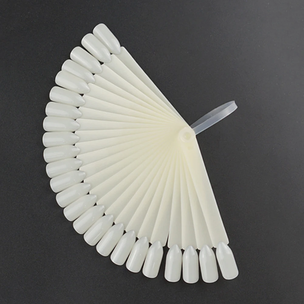 24 шт веер палец полная карта лак для ногтей Цвет Практика образец накладные ногти