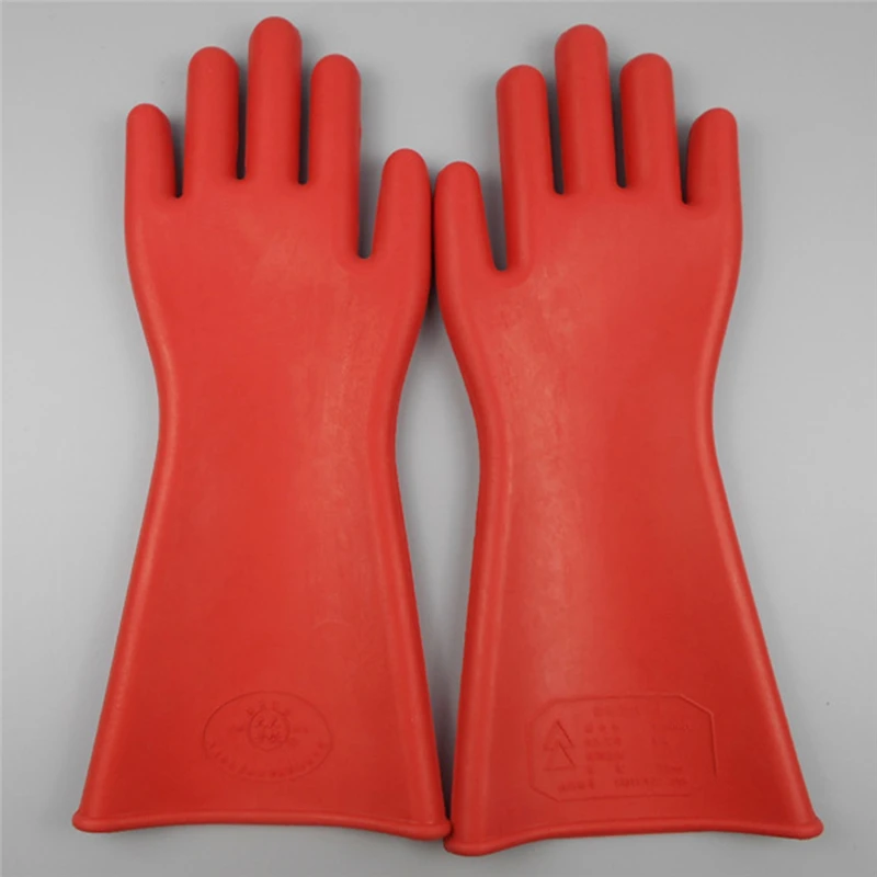 Rubber Electrician Safety Glove 1 Pair Anti-electricity Protect Professional High Voltage Electrical Insulating Gloves - купить по