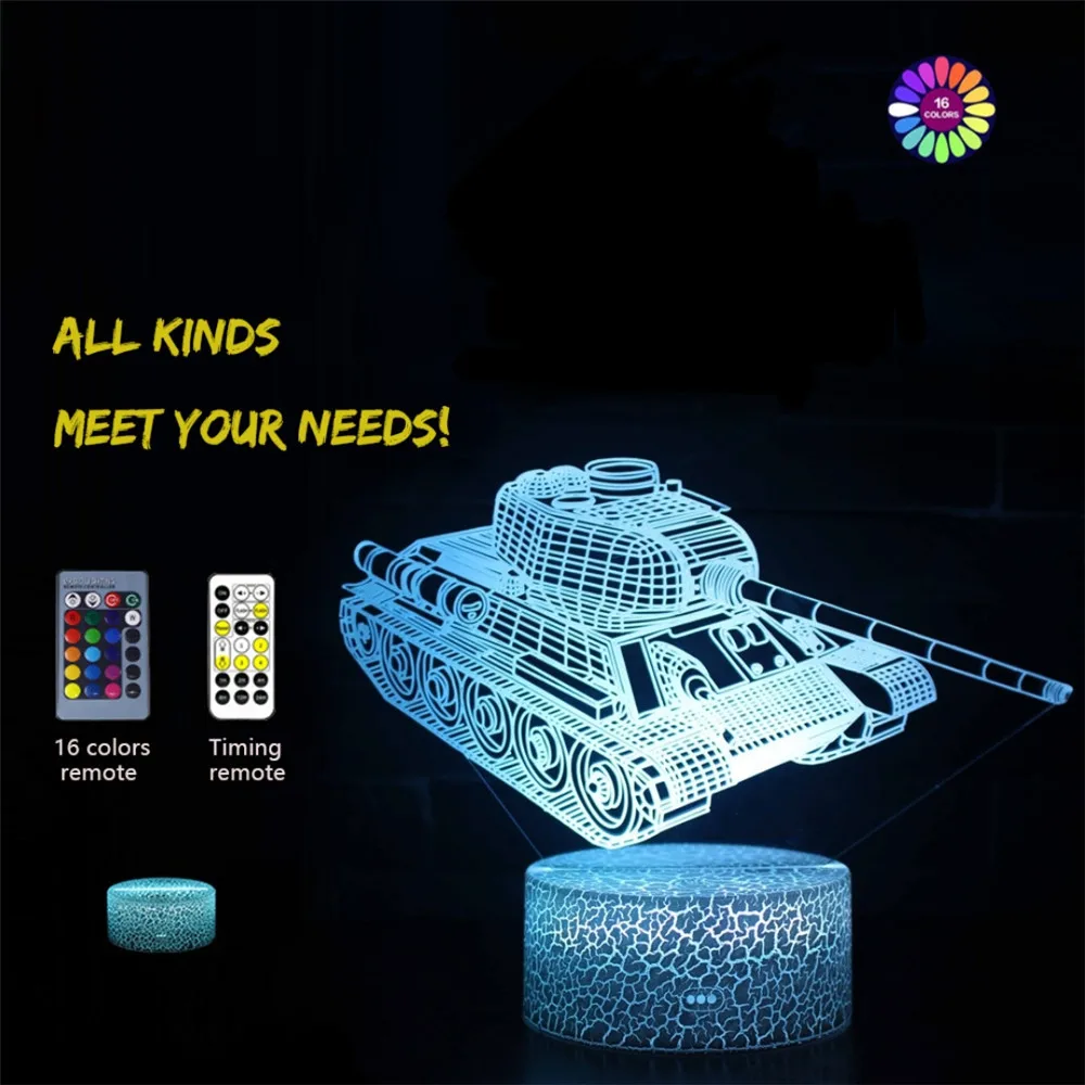 

Hot Selling Car Series 3D Night Light