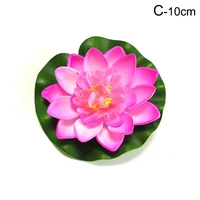 10cm18cm fish tank pond decor foam lotus artificial water lily yousheng floating decorative