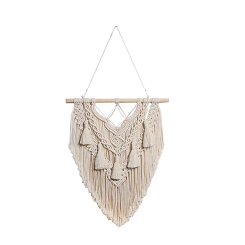 

Large Macrame Wall Hanging Boho Woven Tapestry Bohemian Tassel Wall Home Decor Aesthetic Room Decor Gift