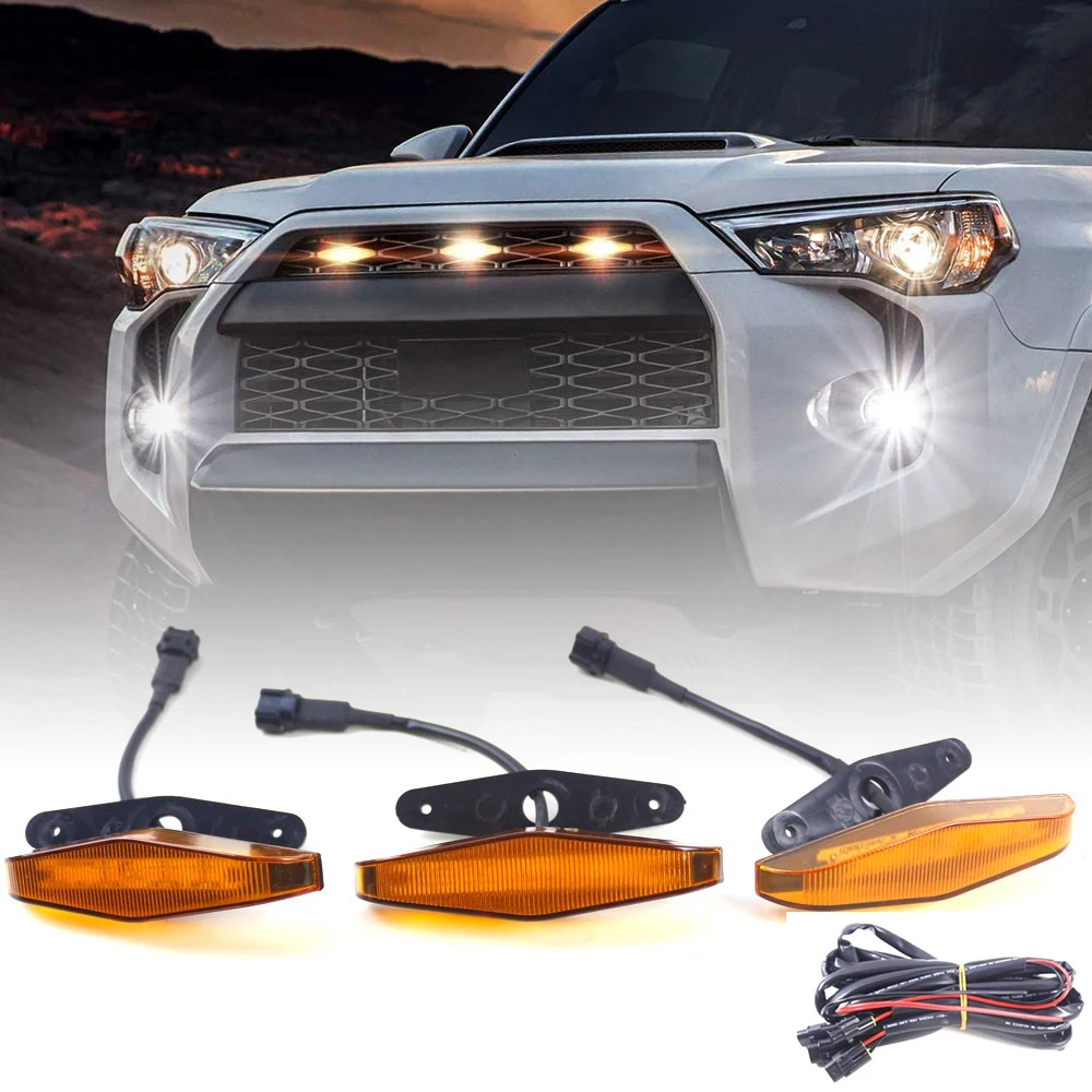 

3 шт., светодиодные передние Габаритные огни для TOYOTA 4runner