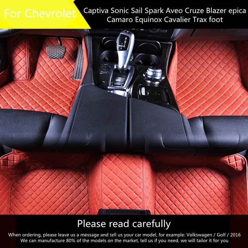 

For Chevrolet Captiva Sonic Sail Spark Aveo Cruze Blazer epica Camaro Equinox Cavalier Trax foot Car Dedicated foot pad