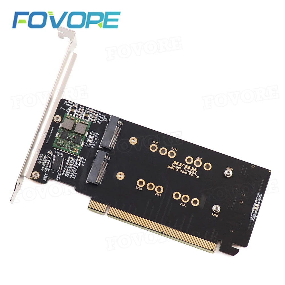 плата raid m 2 x16 4x nvme pcie3 0 gen3 x16 to 4 nvme плата pci e vroc raid hyper m 2x16 m2x16 4