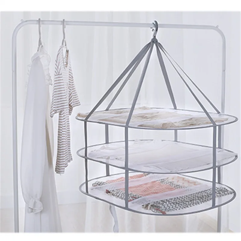 

Clothes Basket Clothes Net Special Drying Rack For Sweaters Socks Underwear Clothes Rack Baby Clothes Pillow Drying Net 2 Layers