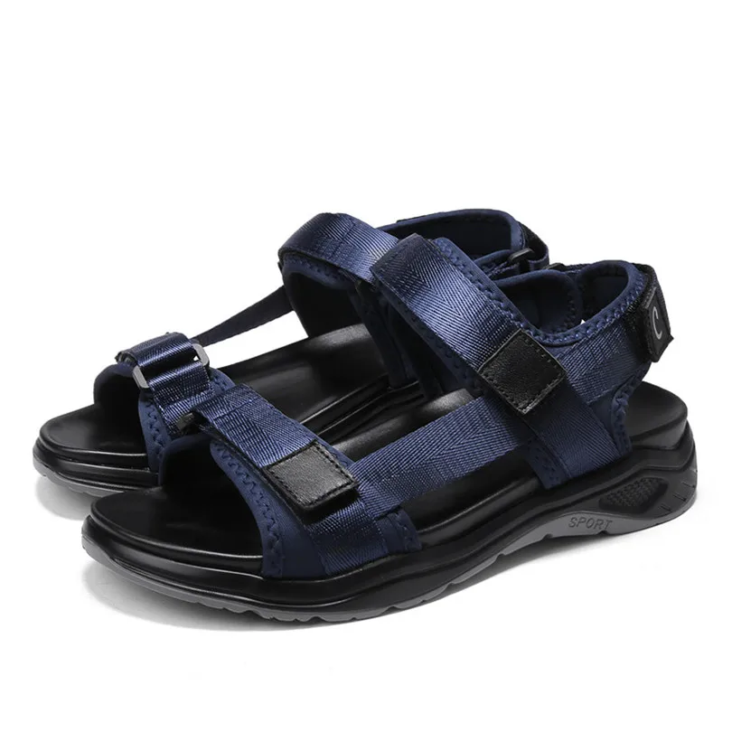 Сандалии LIN KING мужские для улицы повседневные пляжные босоножки дышащие летняя