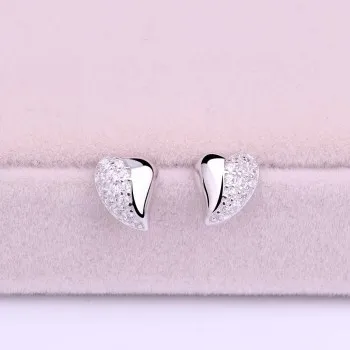 

Earrings Female Korean 925 Silver Cute Earrings Female Simple Personality Diamond Earrings Fse012sioux