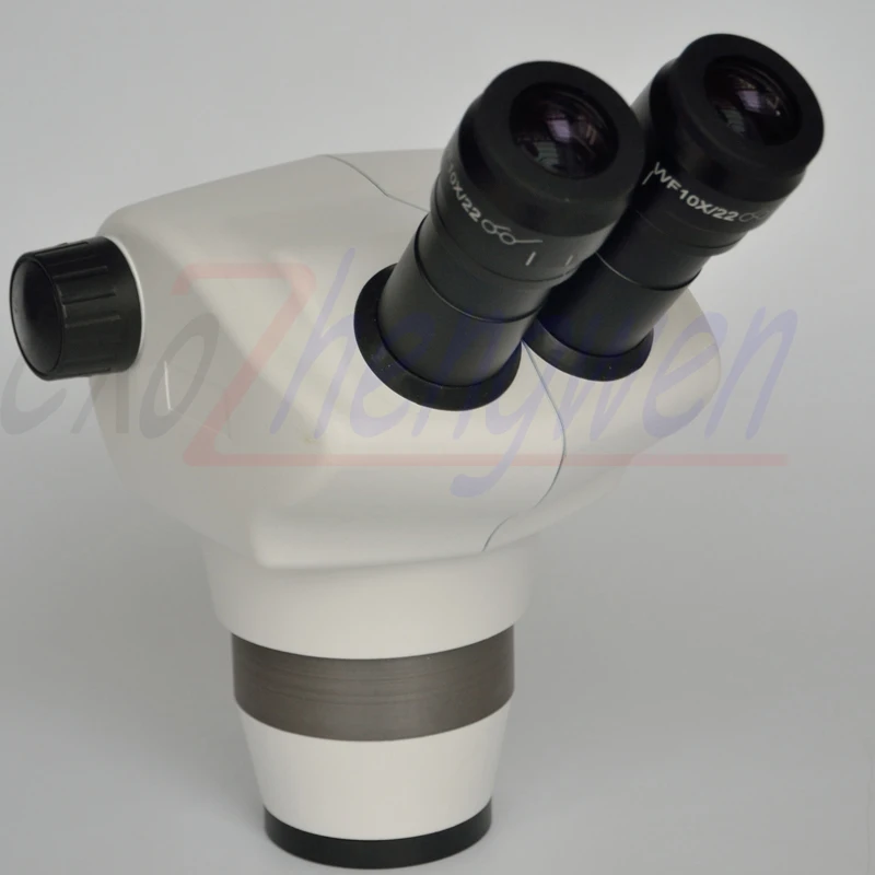 Научный 8x-50x бинокулярный зум стерео микроскоп головка для электроники WF10X/20 AD |