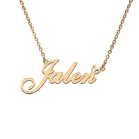 god with love heart personalized character necklace with name jalen for best friend jewelry gift