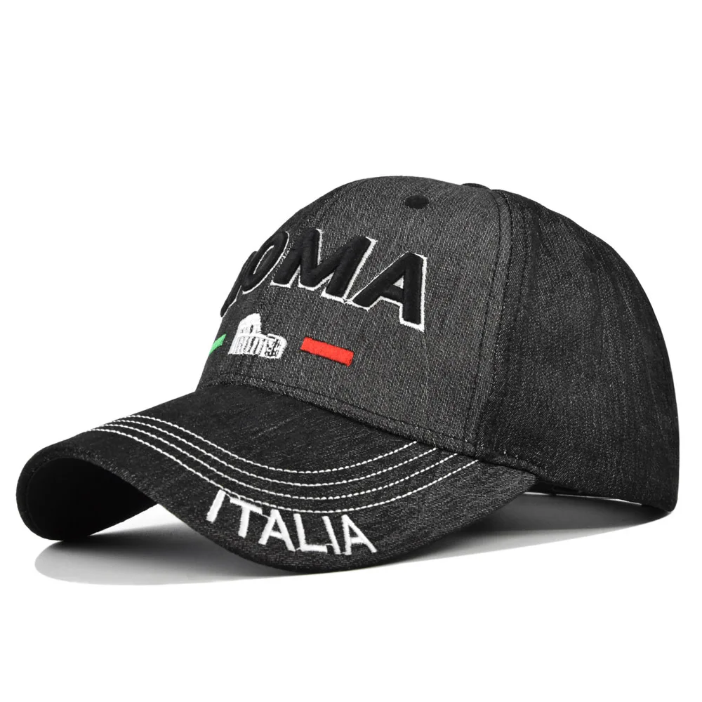 

Four Seasons Unisex Baseball Caps Retro Style Cotton Embroidery Punch Distressed Outdoor Bone High Quality Hats