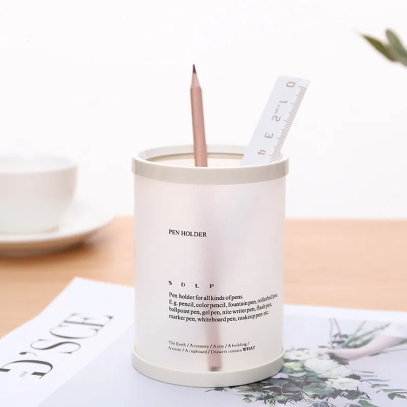 Держатель для ручек креативный съемный цилиндрический Настольный ящик хранения