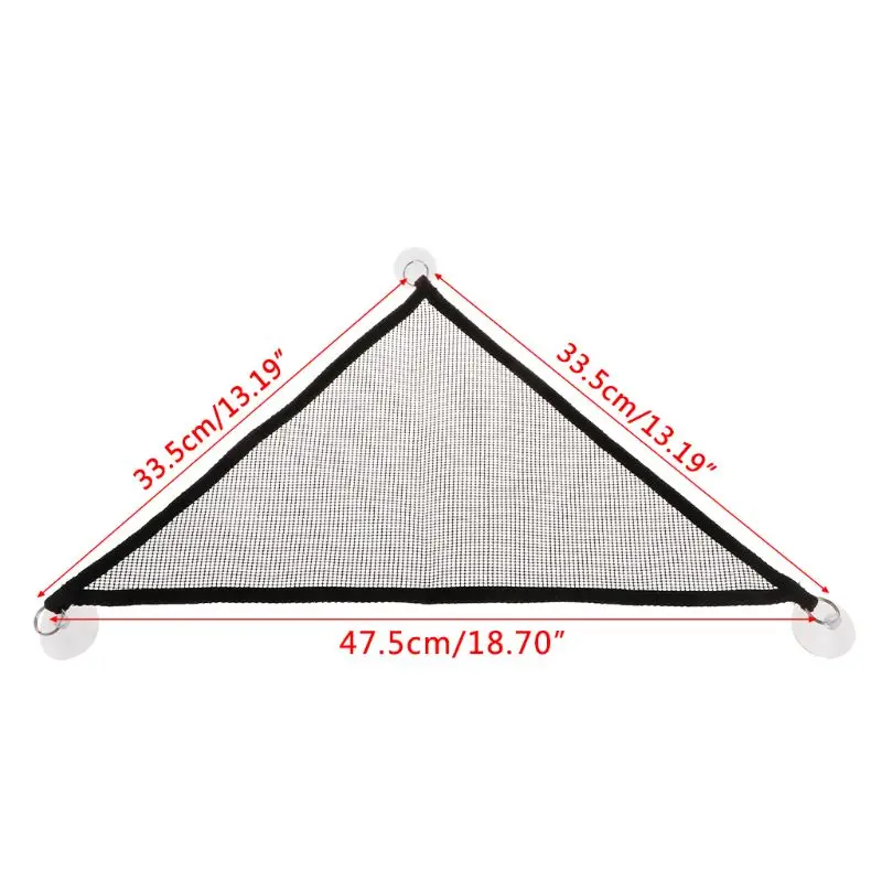 

P15F 2 Pcs/Set Pet Hammock Mesh Sleeping Bed Play Toys Swing Oxford For Reptile Snake Lizard Climb Products With Suction Cup