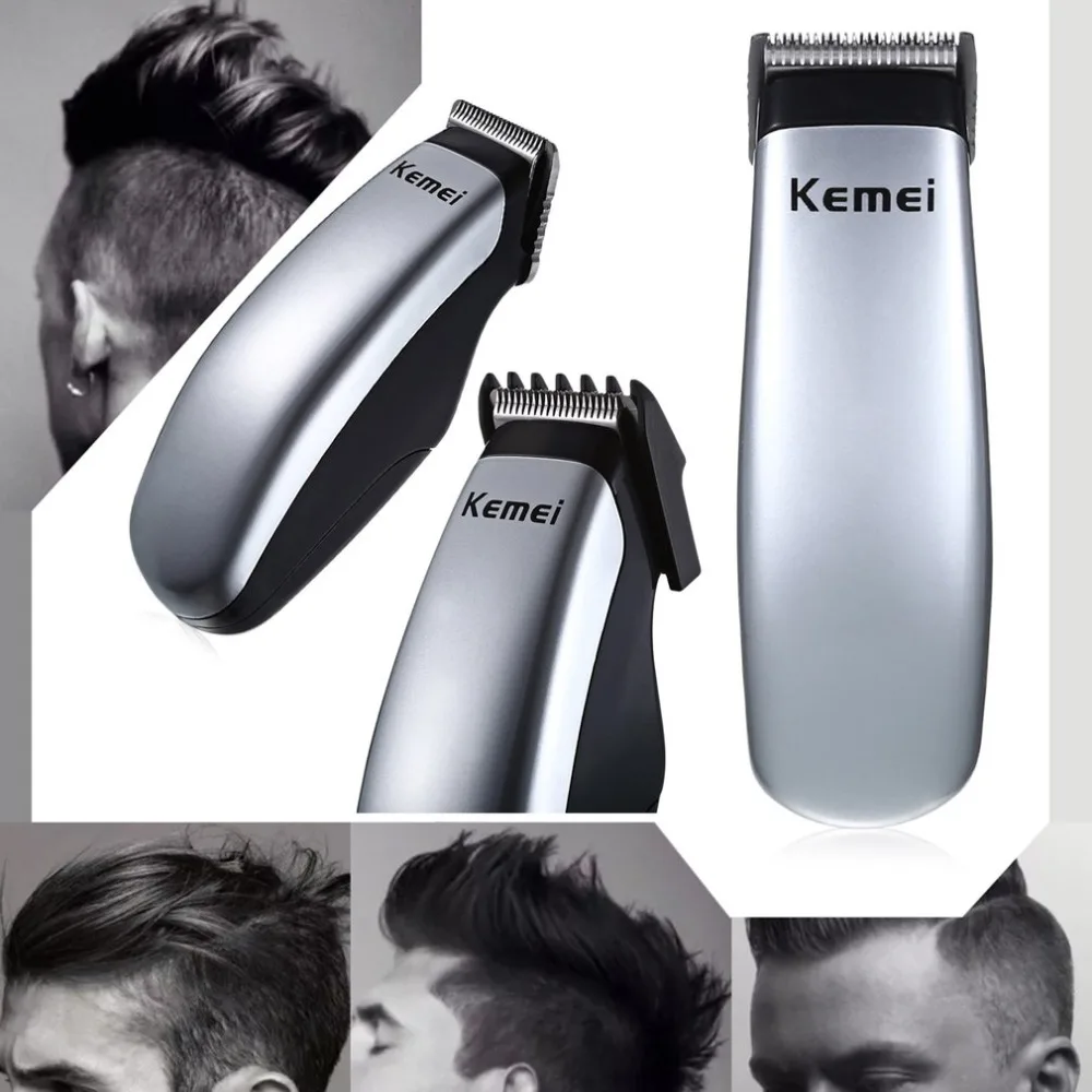 Kemei Portable Electric Hair Clipper Rechargeable Mini Trimmer Cutting Machine Beard Razor Style Tools for Men | Красота и здоровье