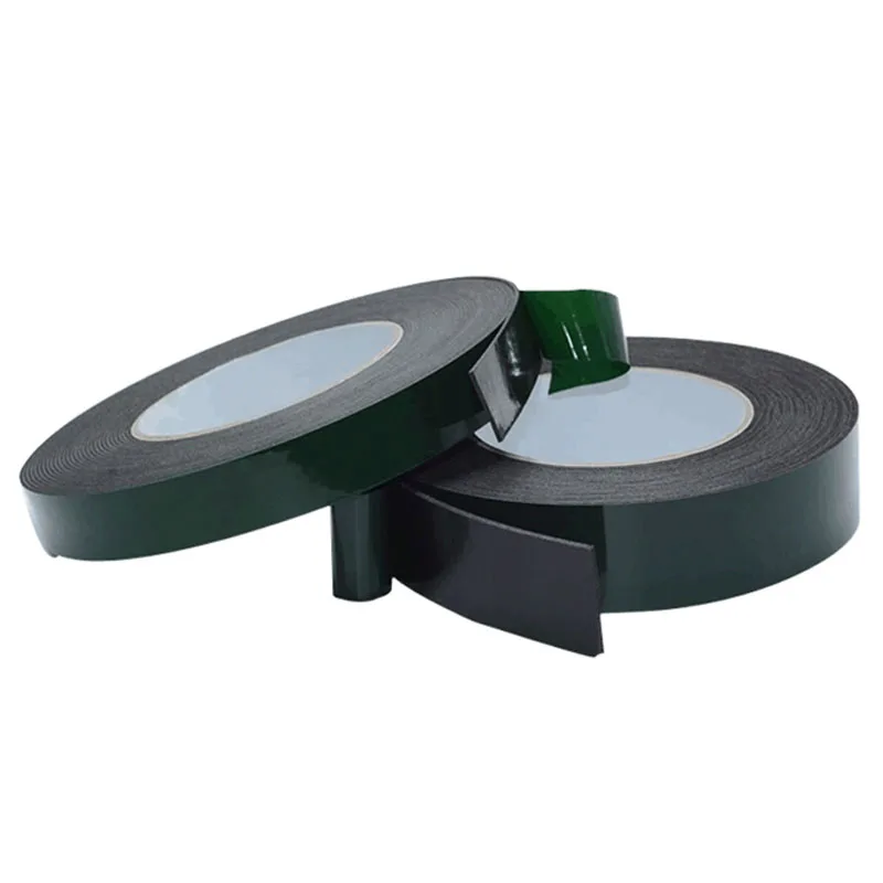 Foam Double Sided Hot Sale Popular Seamless Self Adhesive Tape 5-50mm Black Green Film Permanent High Quality 1Roll 10m | Обустройство