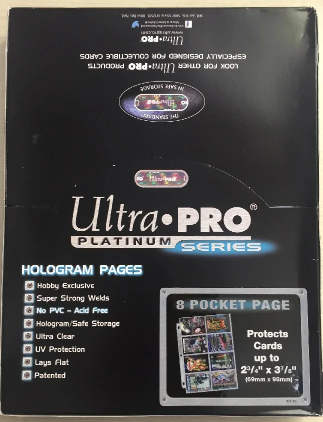 20 страниц/партия карточки для настольных игр 8 карманов|Настольные игры| |