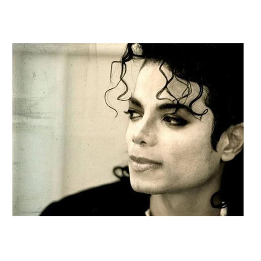 5D сделай сам круглая алмазная живопись Майкла Джексона полная выкладка